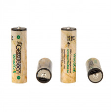 Аккумулятор GreenBean WoodCell AA зарядка USB-C (набор 4 шт) Аккумулятор GreenBean WoodCell AA зарядка USB-C (набор 4 шт)