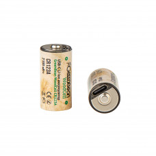 Аккумулятор GreenBean WoodCell CR123A зарядка USB-C (набор 2 шт) Аккумулятор GreenBean WoodCell CR123A зарядка USB-C (набор 2 шт)