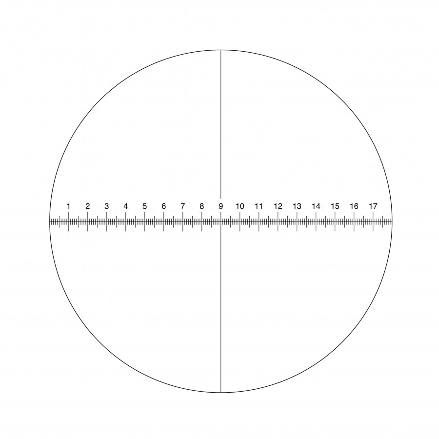 Окуляр Микромед 10х/18 со шкалой (М1 М2 inf.)
