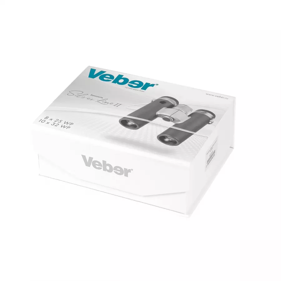 Бинокль Veber Silver Line II 10x32WP