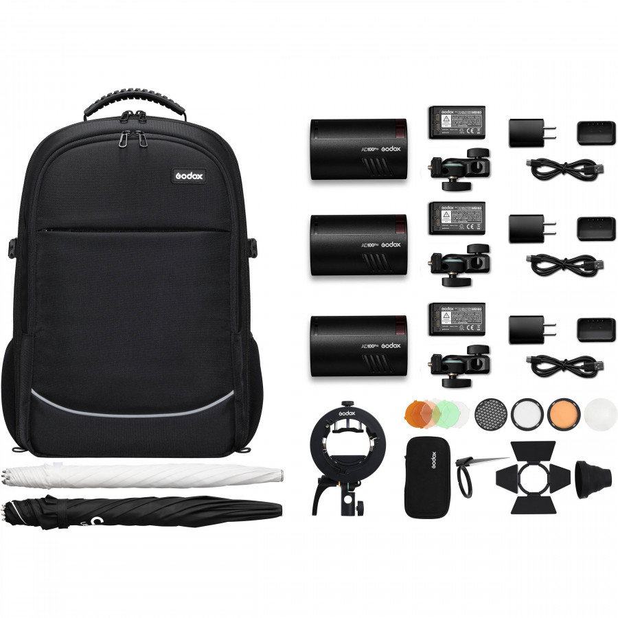 Комплект студийного оборудования Godox AD100Pro Dual KIT