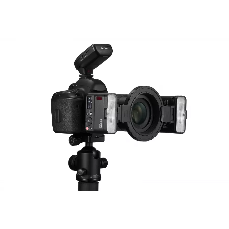 Комплект импульсных осветителей Godox MF12-K2 для макросъемки