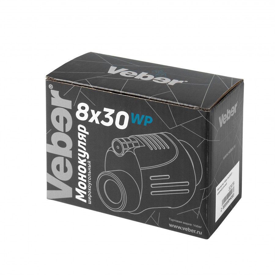 Монокуляр Veber 8x30WP широкоугольный