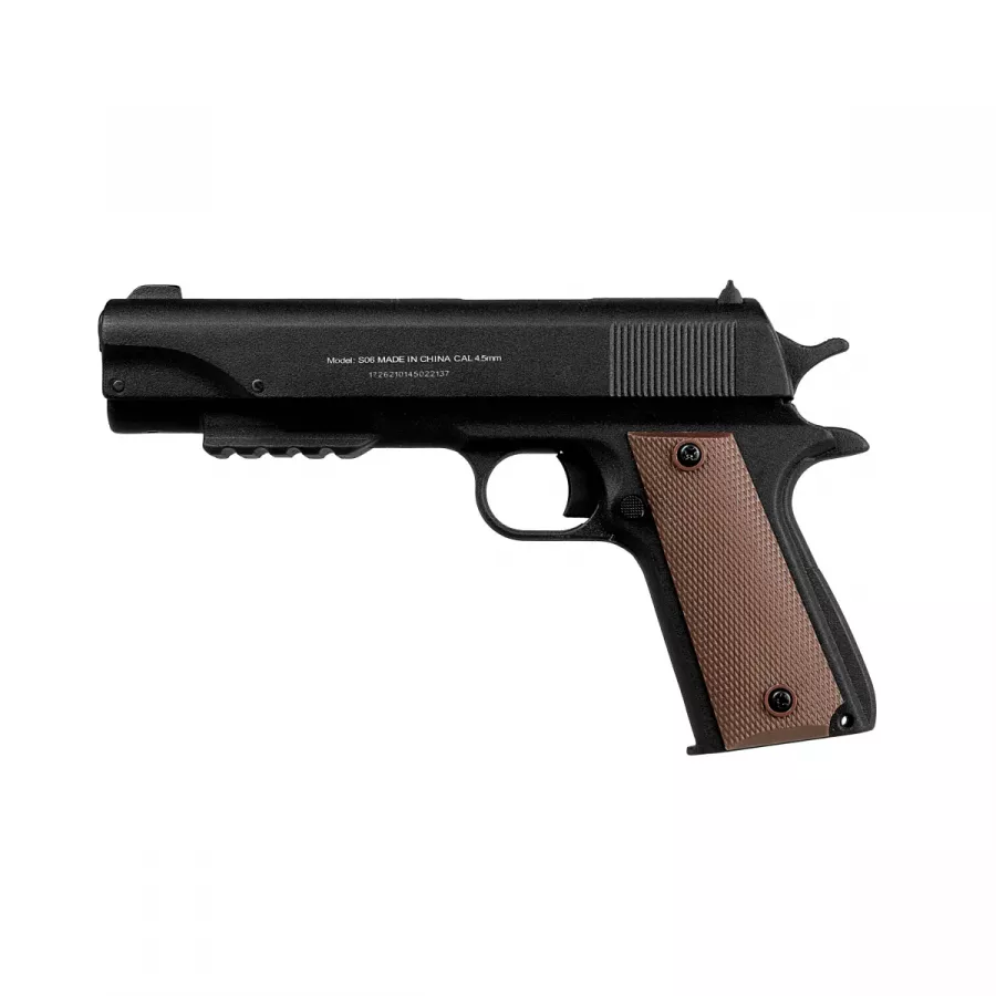 Пистолет пневматический BLACK STRIKE S06 кал.4.5mm не более 3,0Дж Пистолет пневматический BLACK STRIKE S06 кал.4.5mm не более 3,0Дж