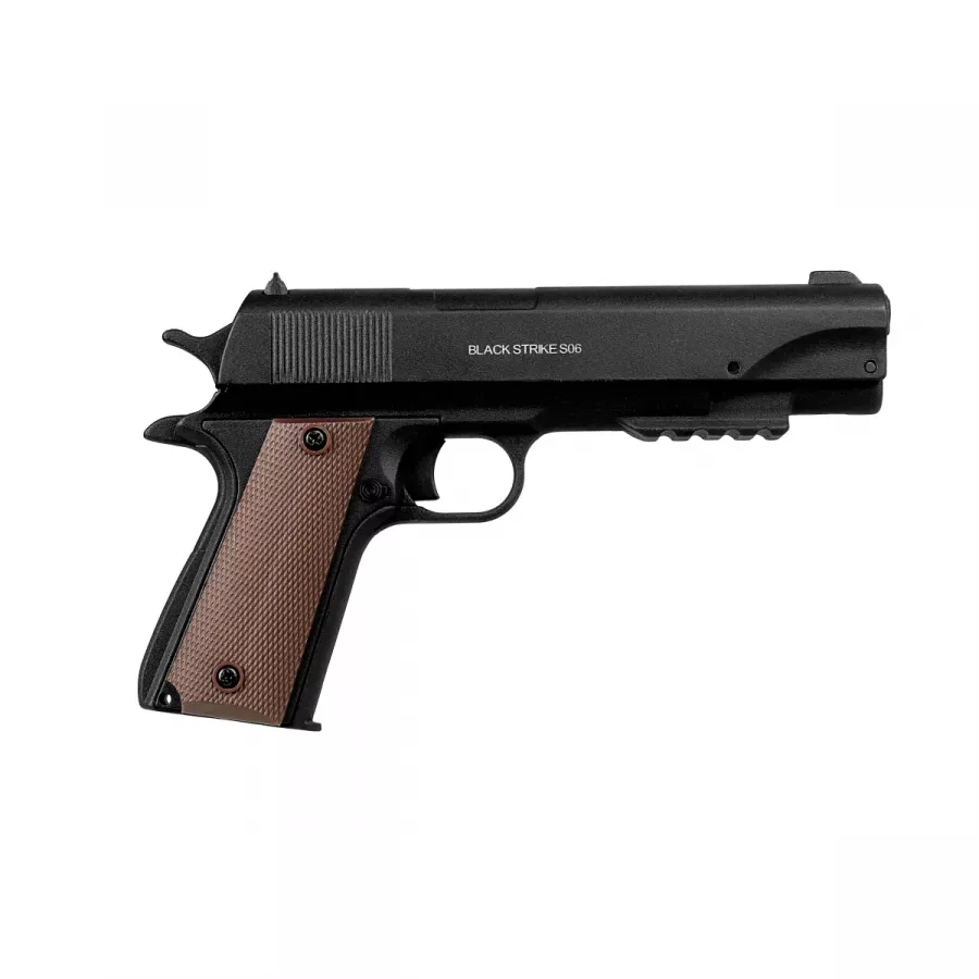 Пистолет пневматический BLACK STRIKE S06 кал.4.5mm не более 3,0Дж Пистолет пневматический BLACK STRIKE S06 кал.4.5mm не более 3,0Дж