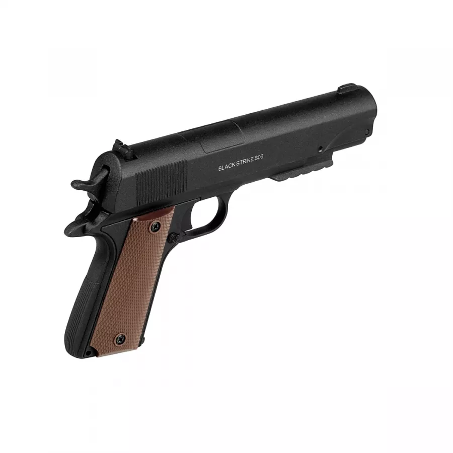 Пистолет пневматический BLACK STRIKE S06 кал.4.5mm не более 3,0Дж Пистолет пневматический BLACK STRIKE S06 кал.4.5mm не более 3,0Дж