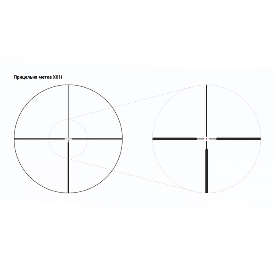 Оптический прицел Yukon Jaeger 1.5-6x42 с меткой X01i (23026 X01i)