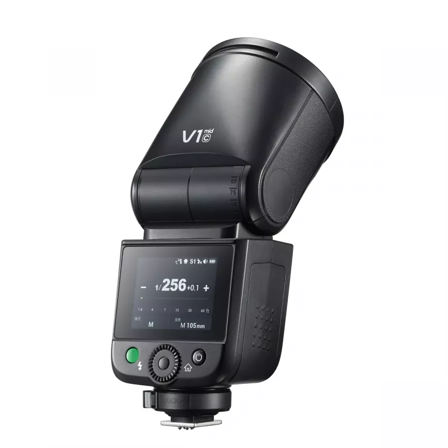 Вспышка накамерная Godox V1mid C TTL с круглой головкой для Canon Вспышка накамерная Godox V1mid C TTL с круглой головкой для Canon