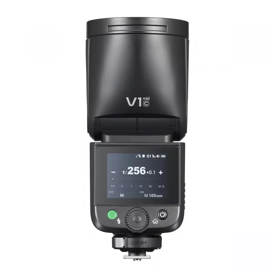 Вспышка накамерная Godox V1mid C TTL с круглой головкой для Canon Вспышка накамерная Godox V1mid C TTL с круглой головкой для Canon